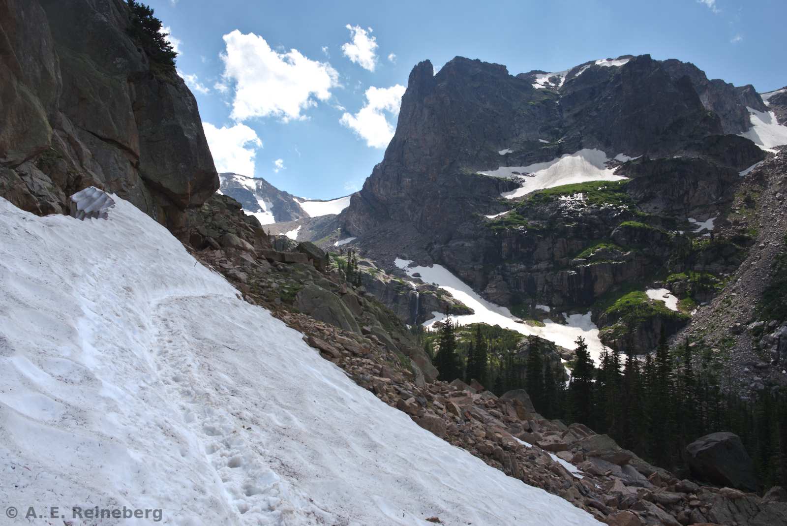 Summer hiking in Rocky Mountain National Park