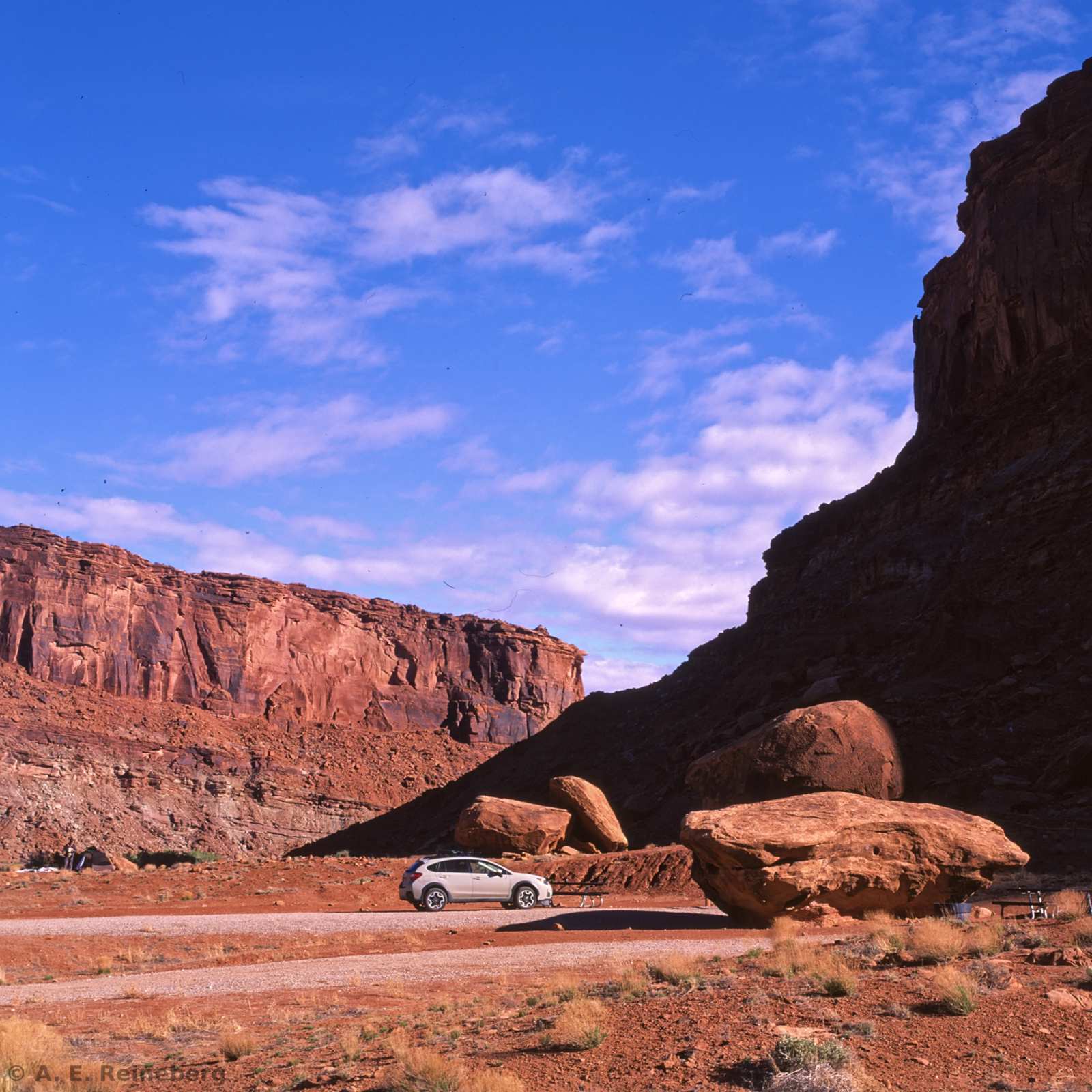 Utah camping in March