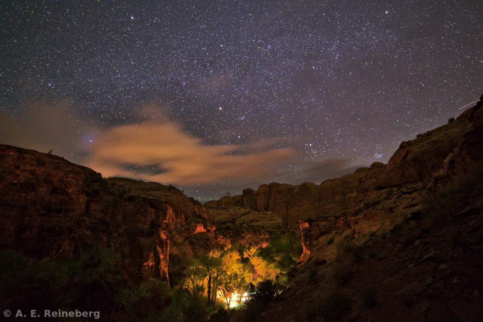 Utah camping in March