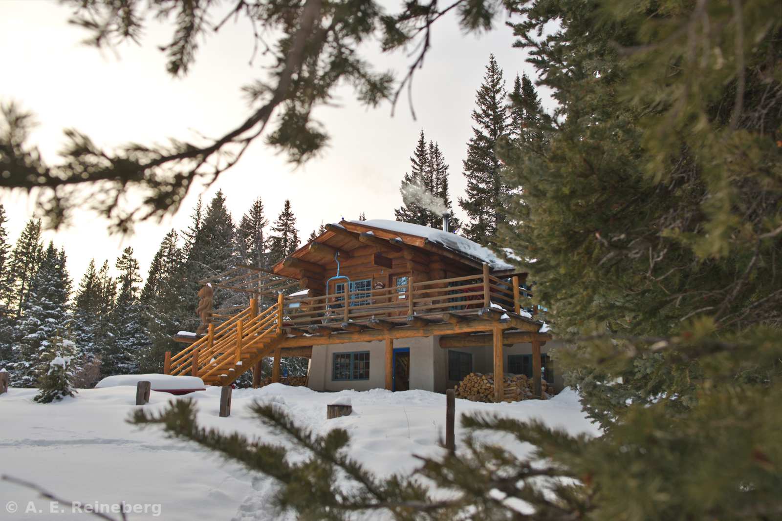 A winter trip to Chuck's Cabin