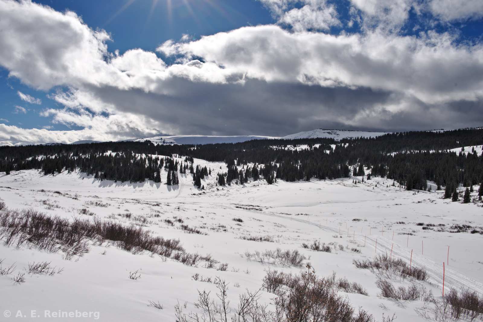 A winter trip to Chuck's Cabin